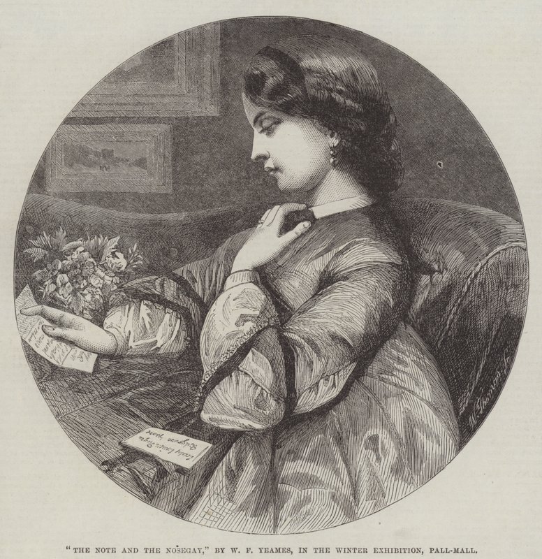 Note ja Nosegay tekijältä William Frederick Yeames