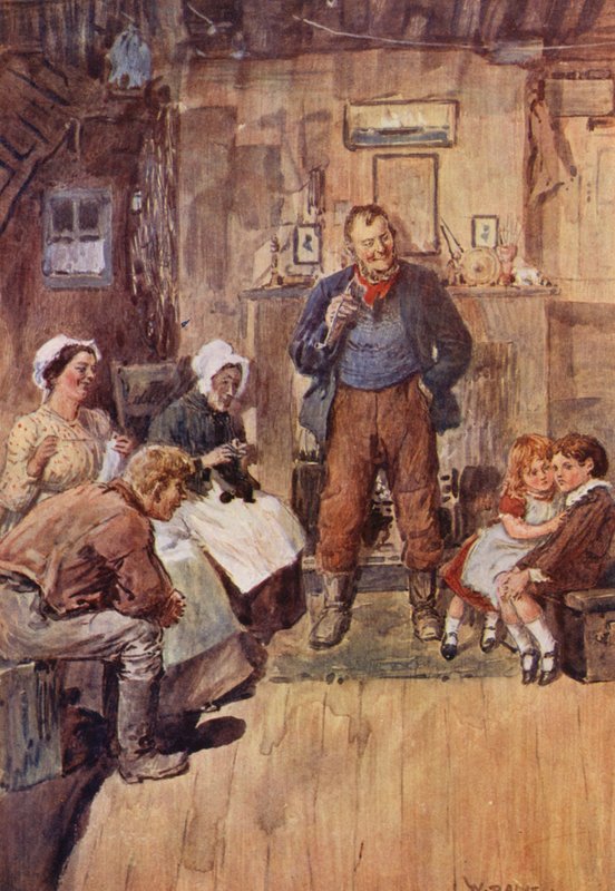 David Copperfieldin nuoruus (värilitografia) tekijältä William (after) Rainey