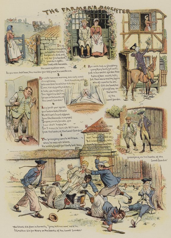 Maanviljelijän tytär (chromolitho) tekijältä William (after) Ralston