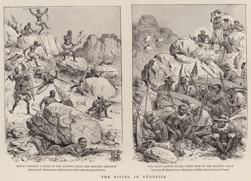 The Rising in Rhodesia (kaiverrus) tekijältä William (after) Ralston