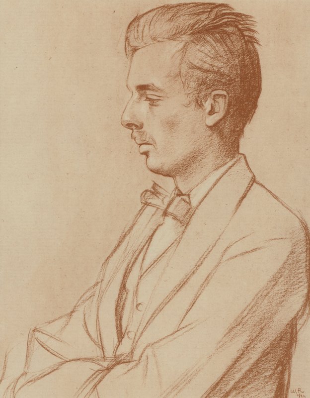 Aldous Huxley (litho) tekijältä William (after) Rothenstein