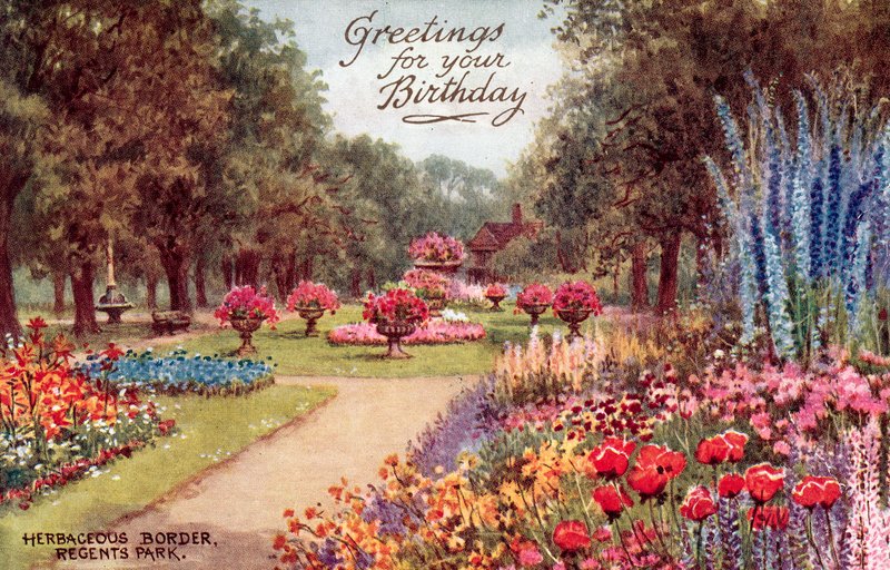 Nurmikasvien raja, Regents Park tekijältä William Affleck Carruthers