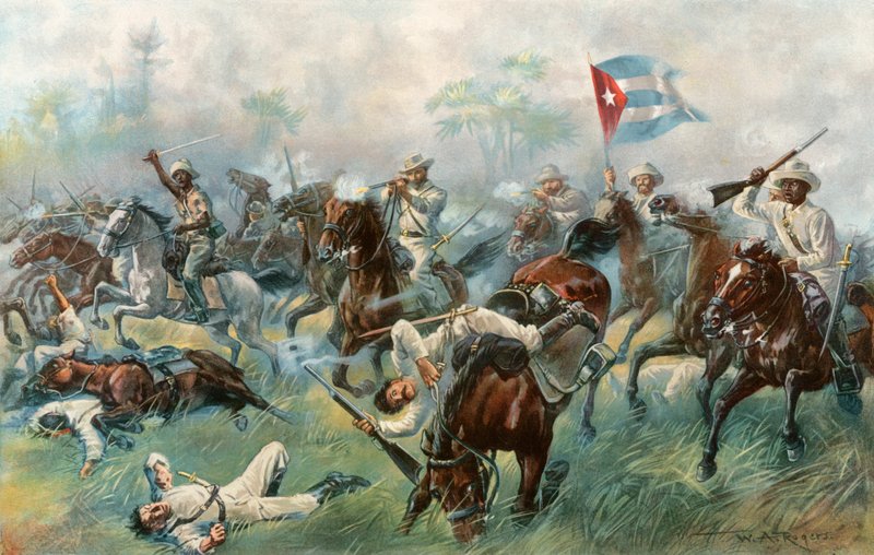 Desmayon taistelu - "Kuuban balaklava" tekijältä William Allen Rogers