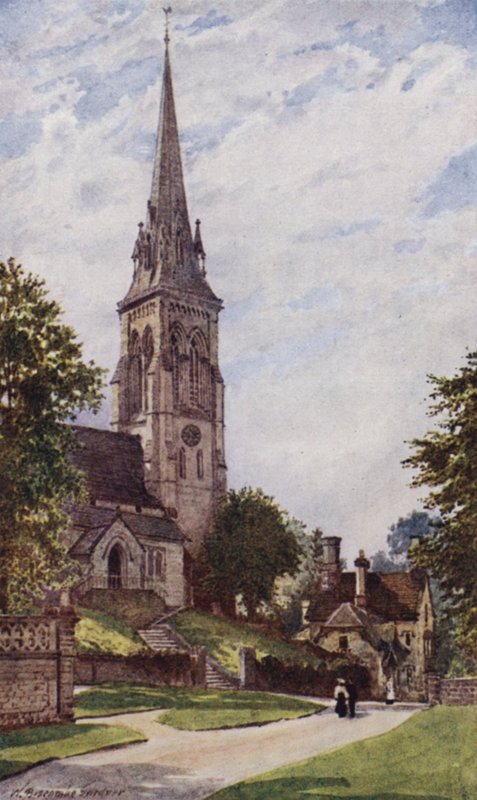 Edensorin kirkko, Chatsworth tekijältä William Biscombe Gardner