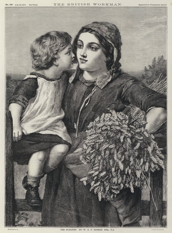 Gleaner (kaiverrus) tekijältä William Charles Thomas (after) Dobson