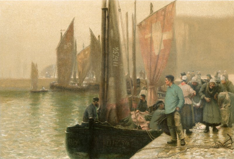 Sumuinen aamu, Dieppe tekijältä William Edward Norton