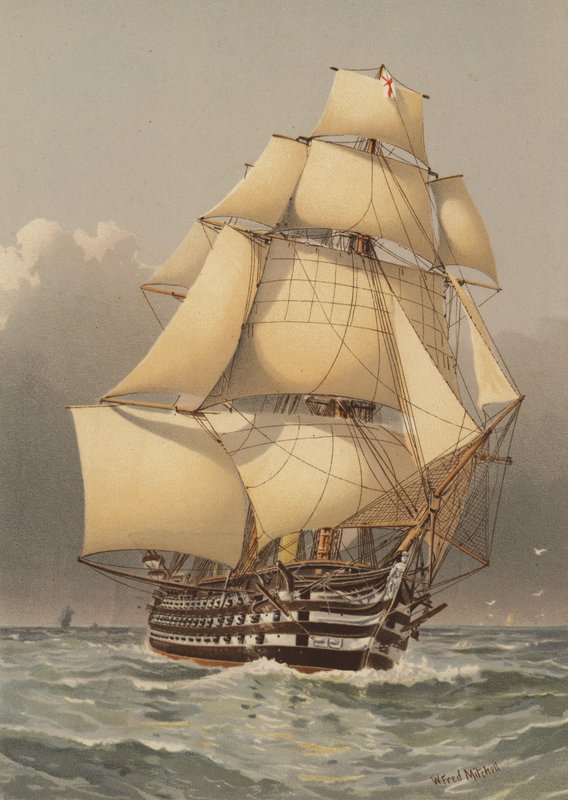 HMS Victoria, 121 asetta tekijältä William Frederick Mitchell