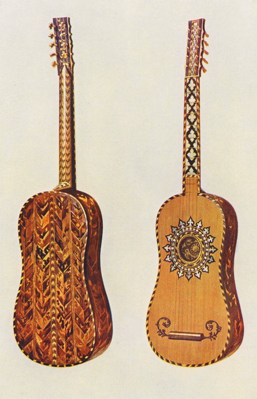Soittimet: Rizzio-kitara (värilitro): Rizzio-kitara (värilitro) tekijältä William Gibb