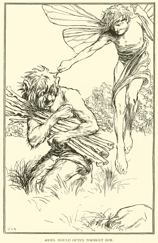 Ariel kidutti häntä usein tekijältä William Heath Robinson