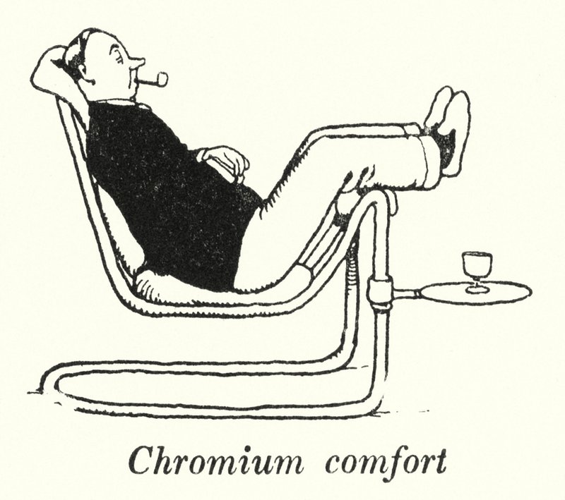 Chromium comfort (litho) tekijältä William Heath Robinson