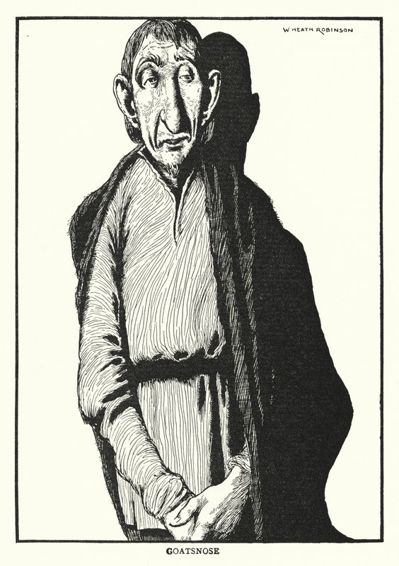 Vuohennokka (jäsenet) tekijältä William Heath Robinson