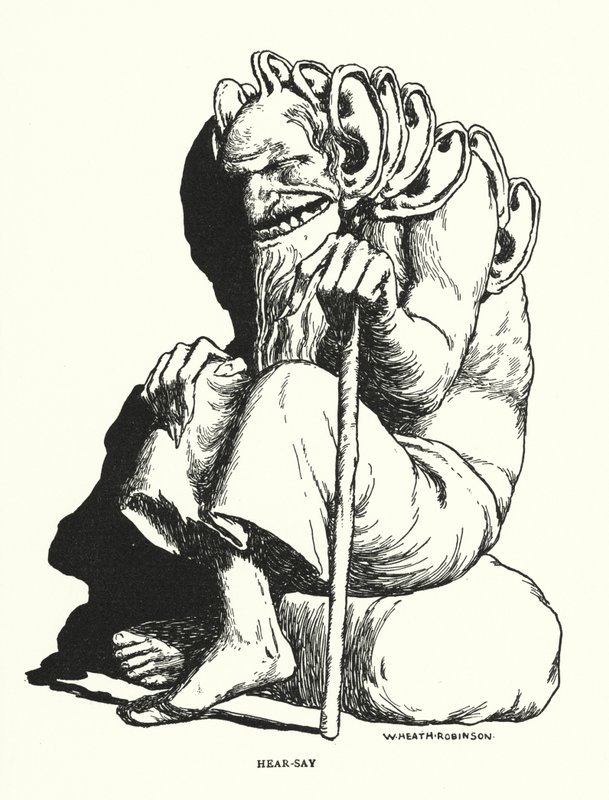 Hear-say (litho) tekijältä William Heath Robinson