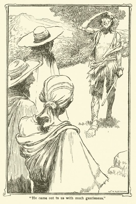 Kuvitus Don Quijotelle (litho) tekijältä William Heath Robinson