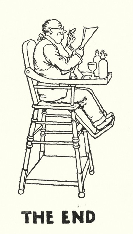 Loppu (litho) tekijältä William Heath Robinson