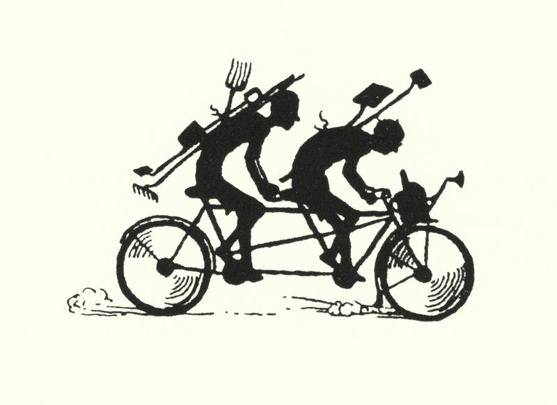 Loppu (litho) tekijältä William Heath Robinson