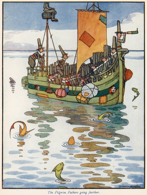 Pyhiinvaeltajan isä menee pidemmälle tekijältä William Heath Robinson