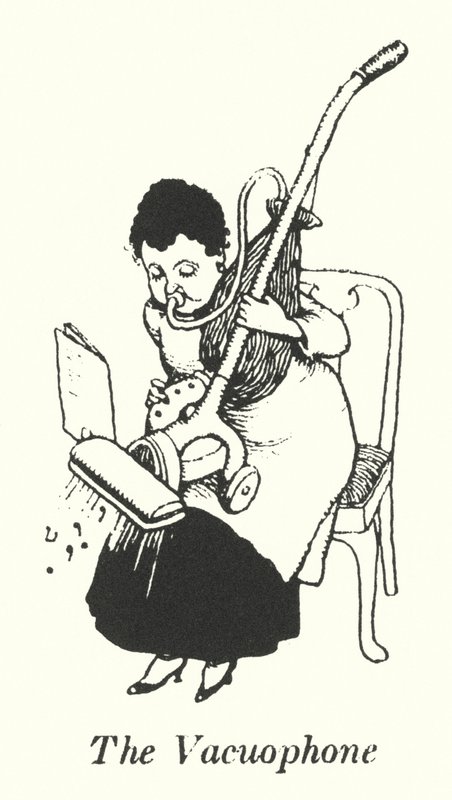 Vacuophone (litho) tekijältä William Heath Robinson
