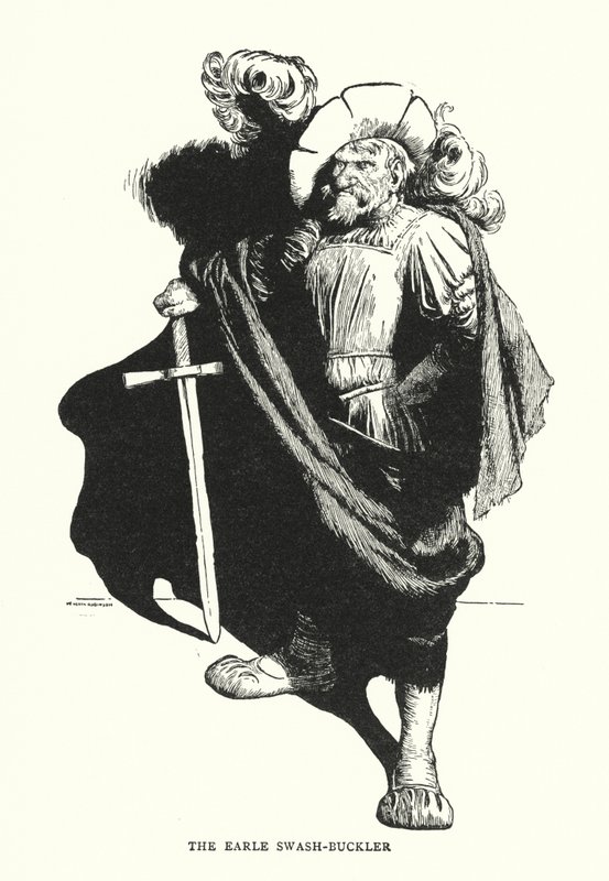 Earle swash-buckler (litho) tekijältä William Heath Robinson