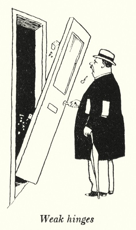 Heikot saranat (litho) tekijältä William Heath Robinson