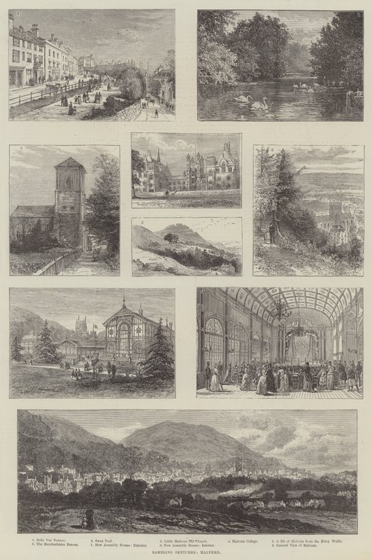 Rambling Sketches, Malvern tekijältä William Henry James Boot
