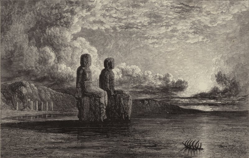 Memnon (kaiverrus) tekijältä William James (after) Muller