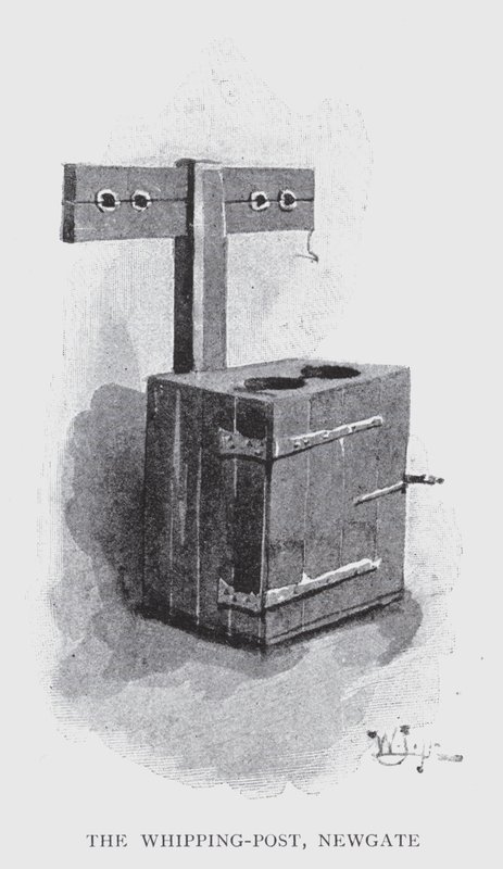 The Whipping-Post, Newgate (litho) tekijältä William Luker