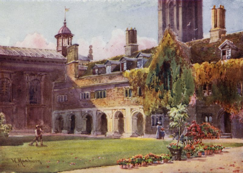 Court and Cloisters Pembroke Collegessa tekijältä William Matthison