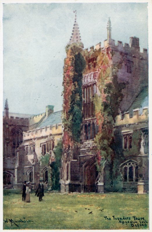 Perustajan torni, Magdalen College tekijältä William Matthison