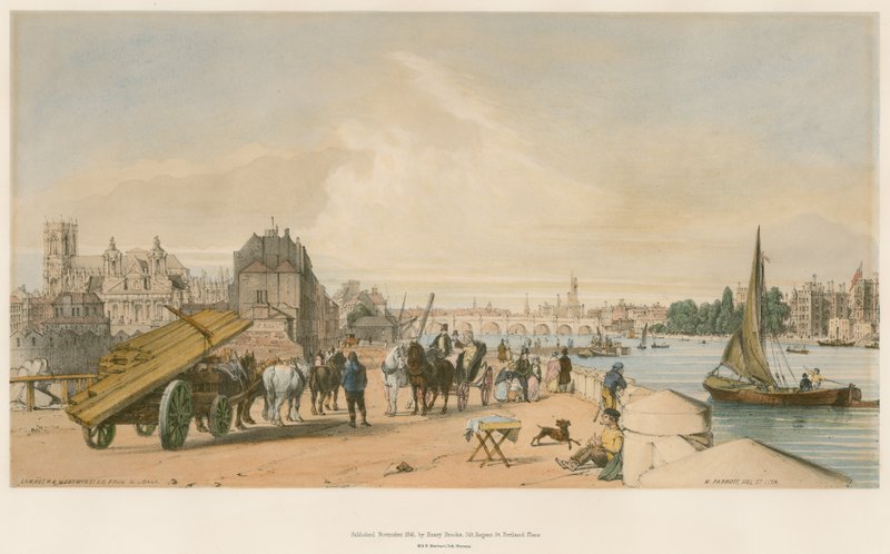 Lambeth ja Westminster Milbankista tekijältä William Parrott