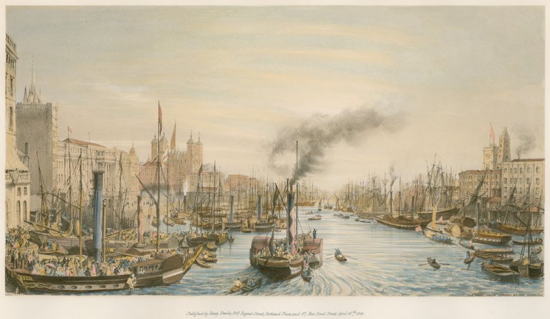 Pool, London Bridgeltä, aamulla tekijältä William Parrott