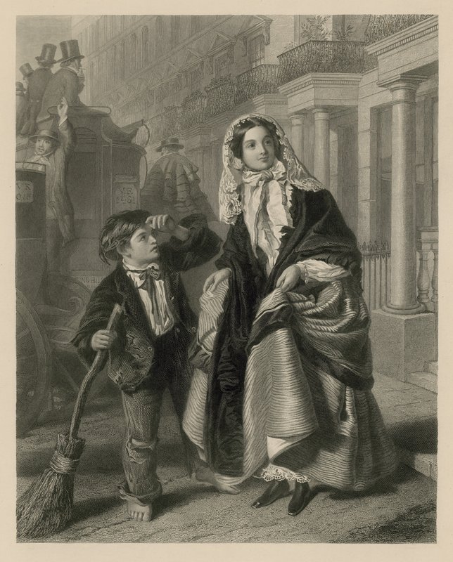 Crossing Sweeper tekijältä William Powell Frith