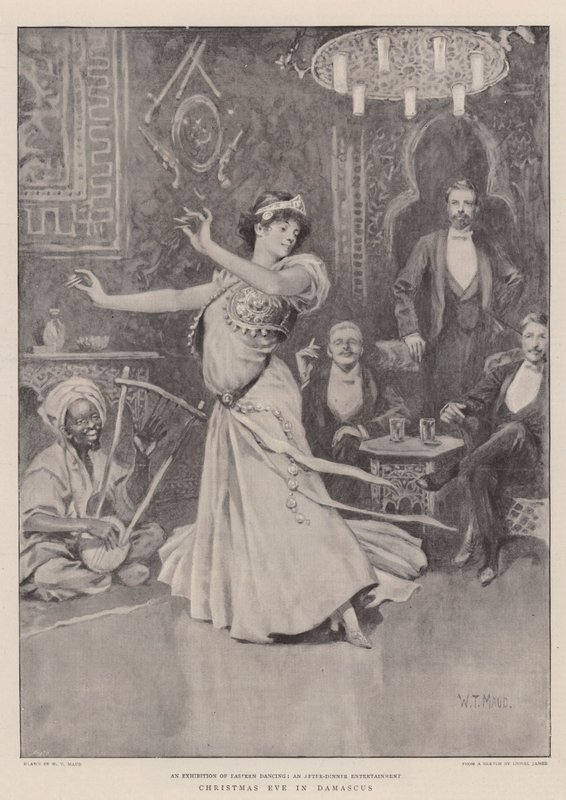 Jouluaatto Damaskoksessa (litho) tekijältä William T. Maud