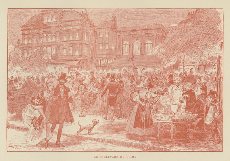Boulevard du Crime tekijältä after Albert Robida
