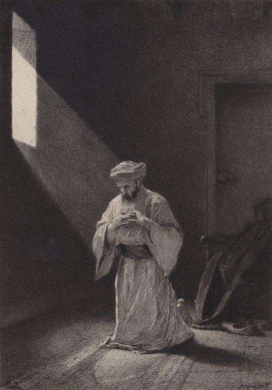 Rukous tekijältä after Albert Robida
