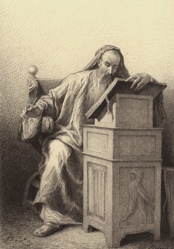 Pyhä Johannes tekijältä after Albert Robida