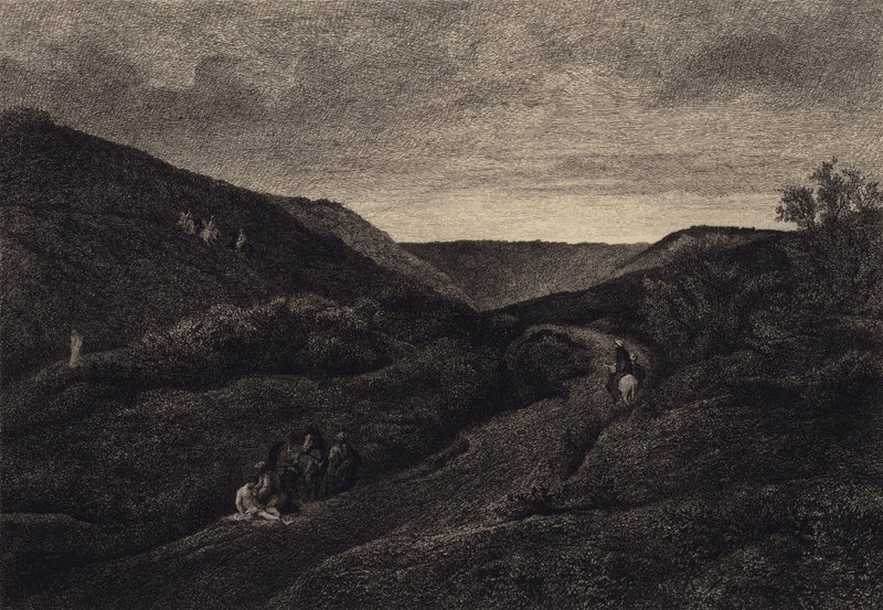 Laupias samarialainen tekijältä after Albert Robida