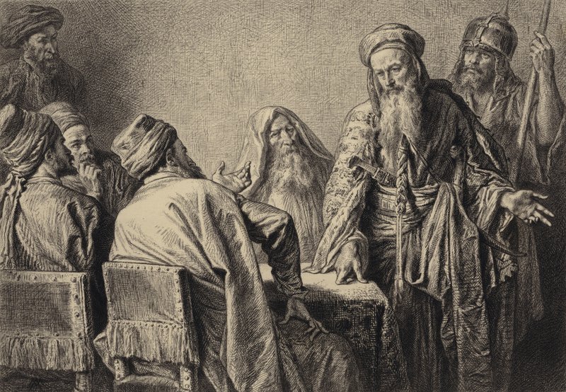 Ylipappien virkamiehet tekijältä after Albert Robida