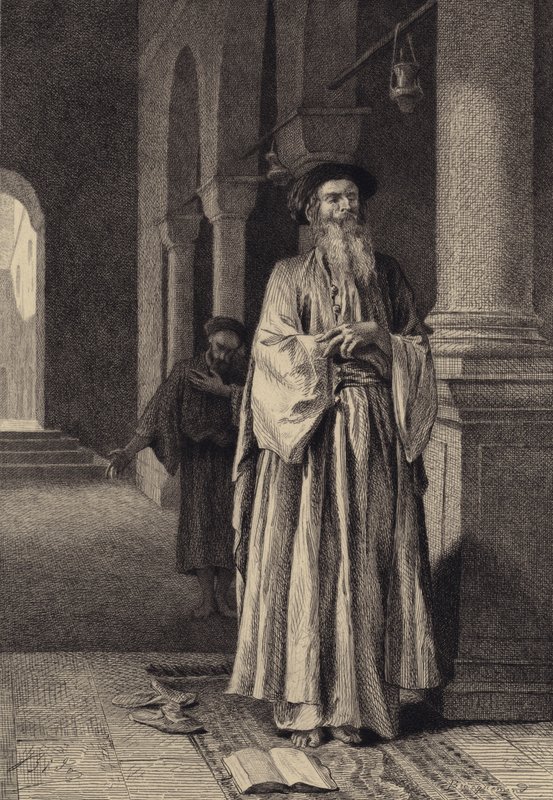 Fariseus ja Publikaani tekijältä after Albert Robida