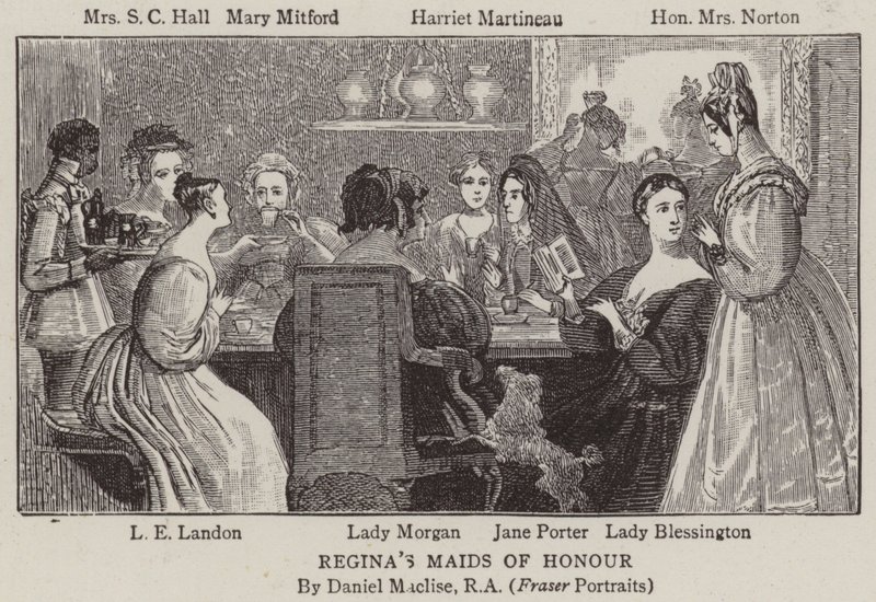 Reginas Maids of Honour tekijältä after Daniel Maclise