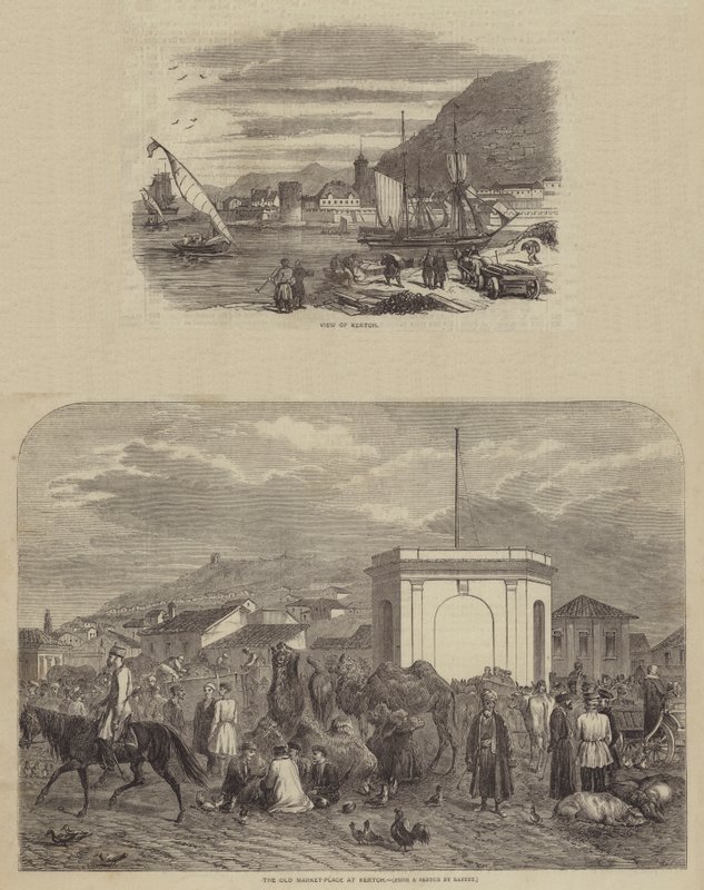 Luonnokset Kertchistä tekijältä after Denis Auguste Marie Raffet