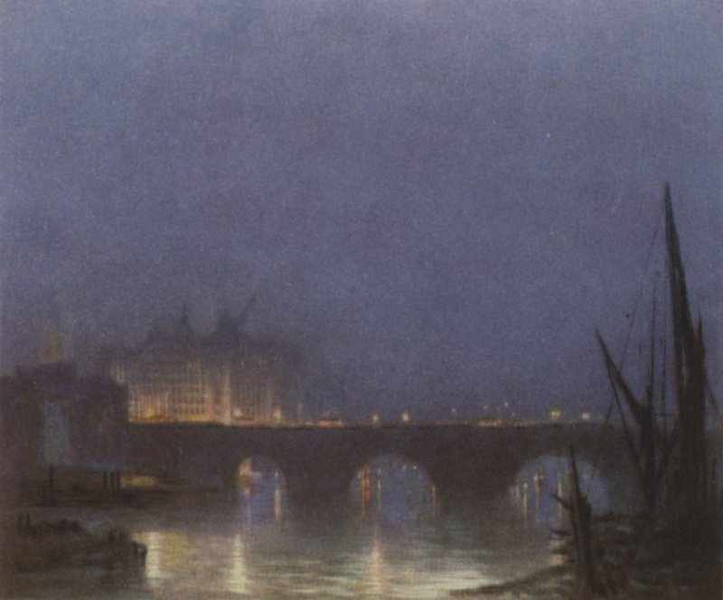 London Bridgen nokturni tekijältä after Donald Maxwell