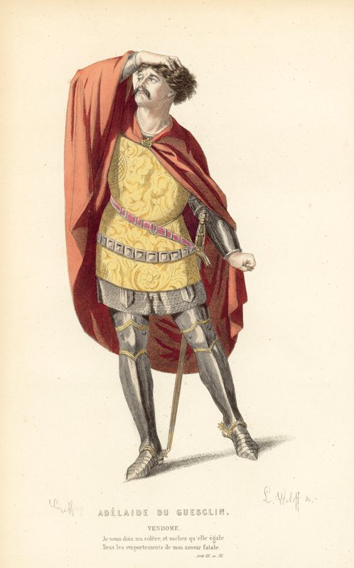Adelaide Du Guesclin, Vendome tekijältä after Edmond A.F. Geffroy