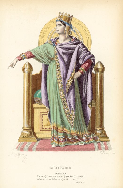 Semiramis tekijältä after Edmond A.F. Geffroy