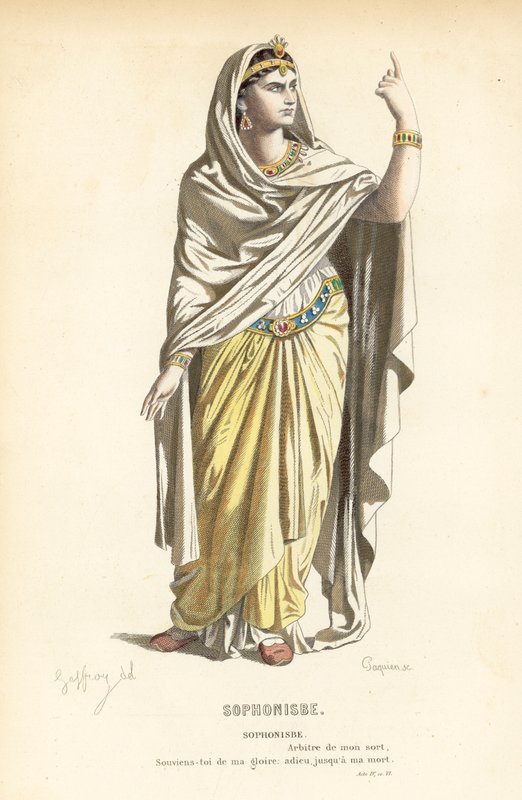 Sophonisbe tekijältä after Edmond A.F. Geffroy