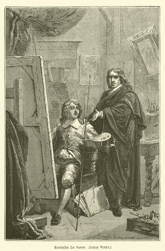 Eustache Le Sueur, Louis Vitet tekijältä after Emile Antoine Bayard