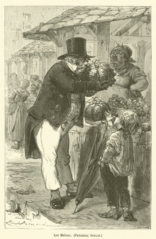 Les Melons, Frederic Soulie tekijältä after Emile Antoine Bayard