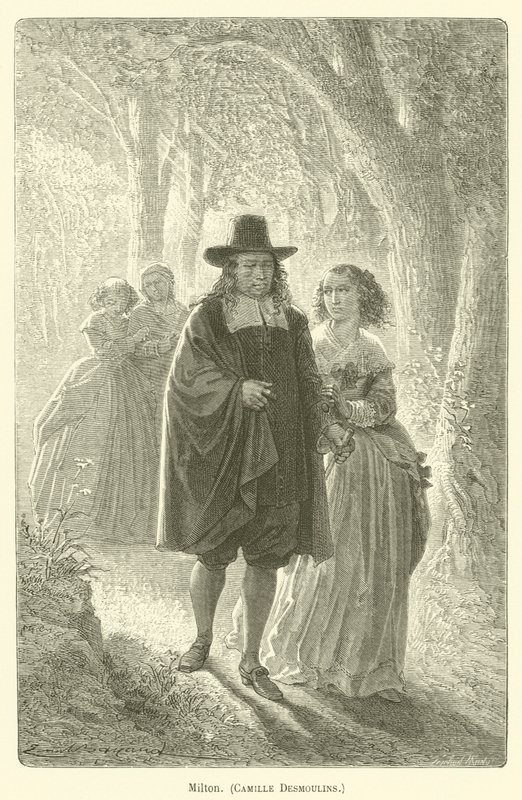 Milton, Camille Desmoulins tekijältä after Emile Antoine Bayard