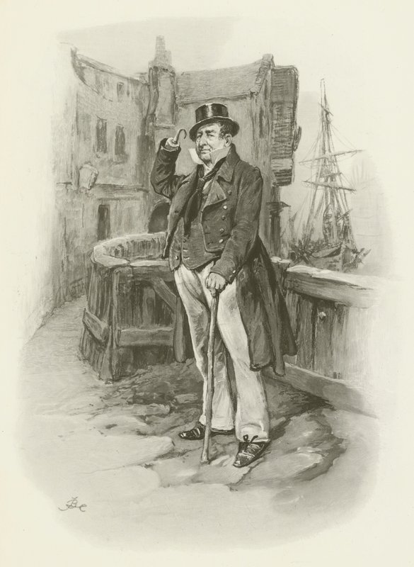 Kapteeni Cuttle tekijältä after Frederick Barnard