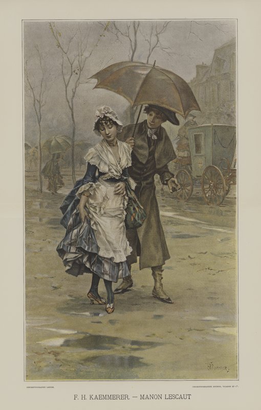 Manon Lescaut tekijältä after Frederik Hendrik Kaemmerer
