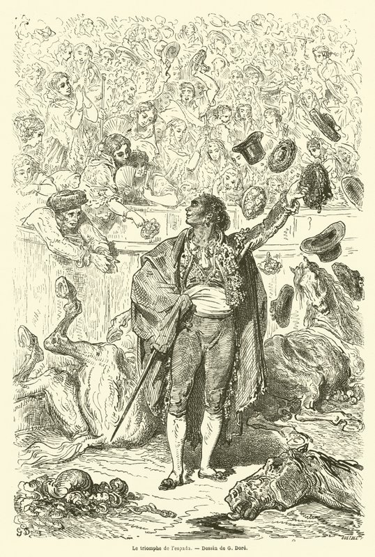 Lespadan voitto tekijältä Gustave after Dore